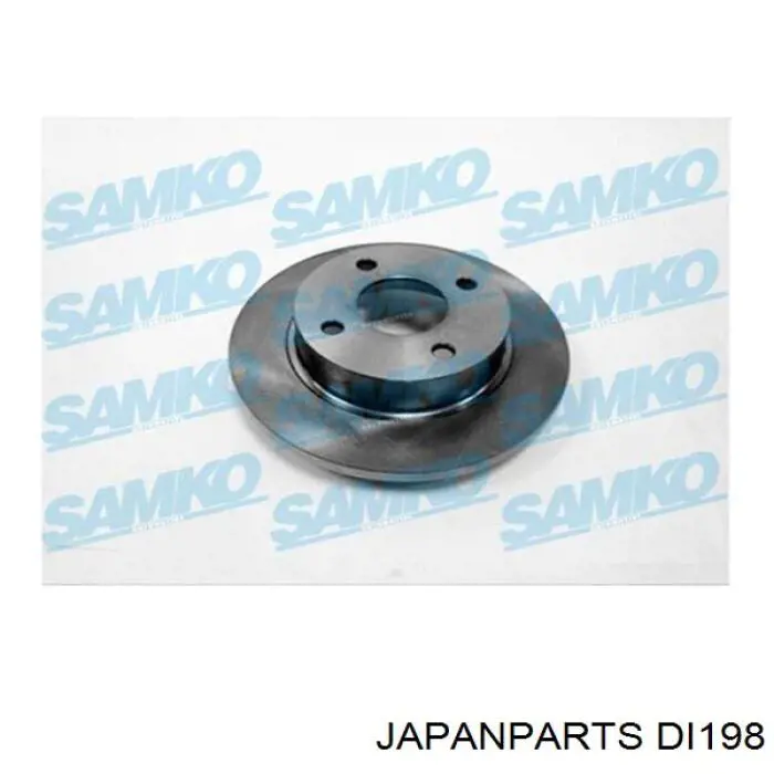 Гальмівні диски передні DI198 Japan Parts