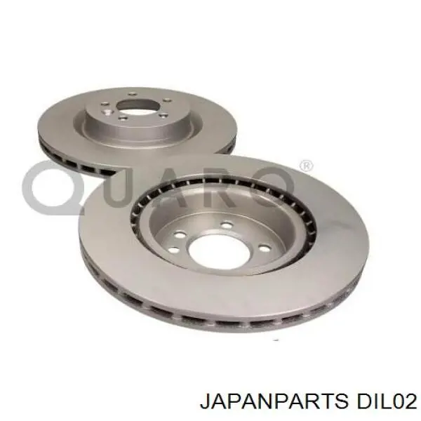 DIL02 Japan Parts диск гальмівний передній