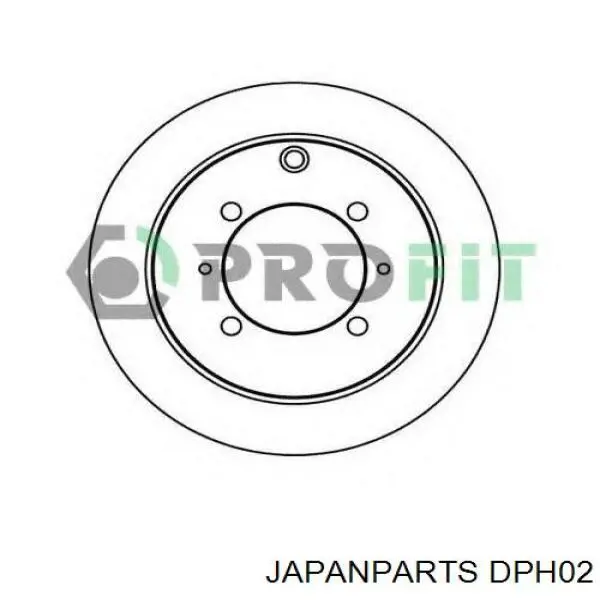 Гальмівні диски DPH02 Japan Parts