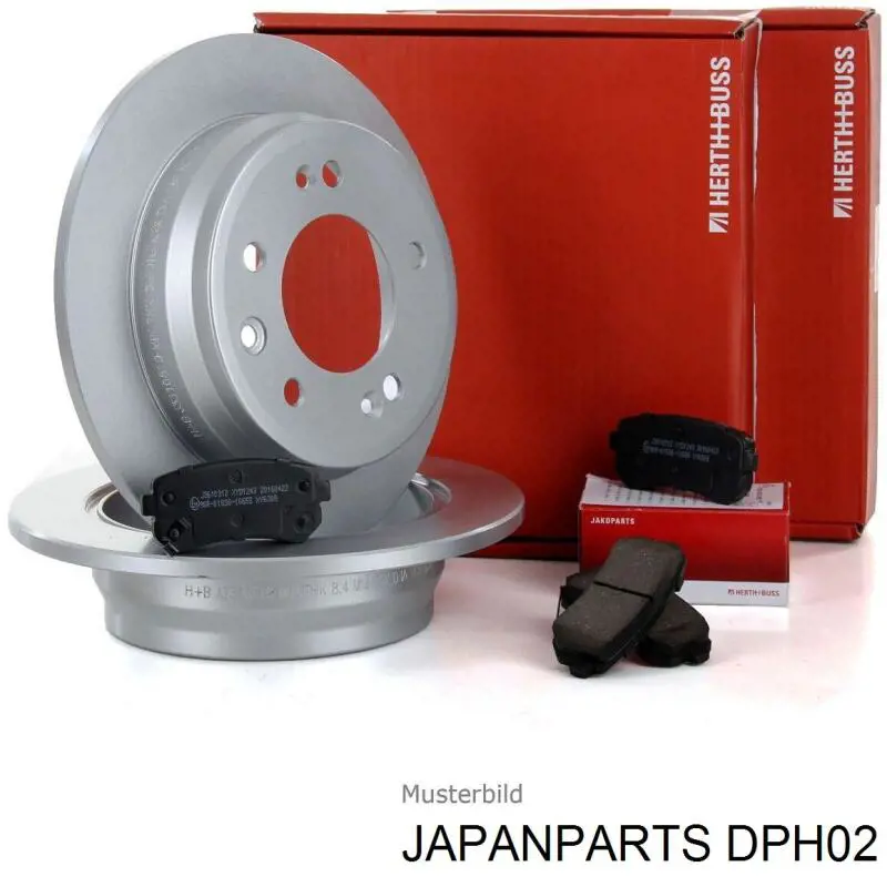 Гальмівні диски DPH02 Japan Parts