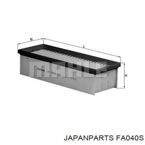 Елемент повітряного фільтра Japan Parts FA040S ціна, від 5.73 USD