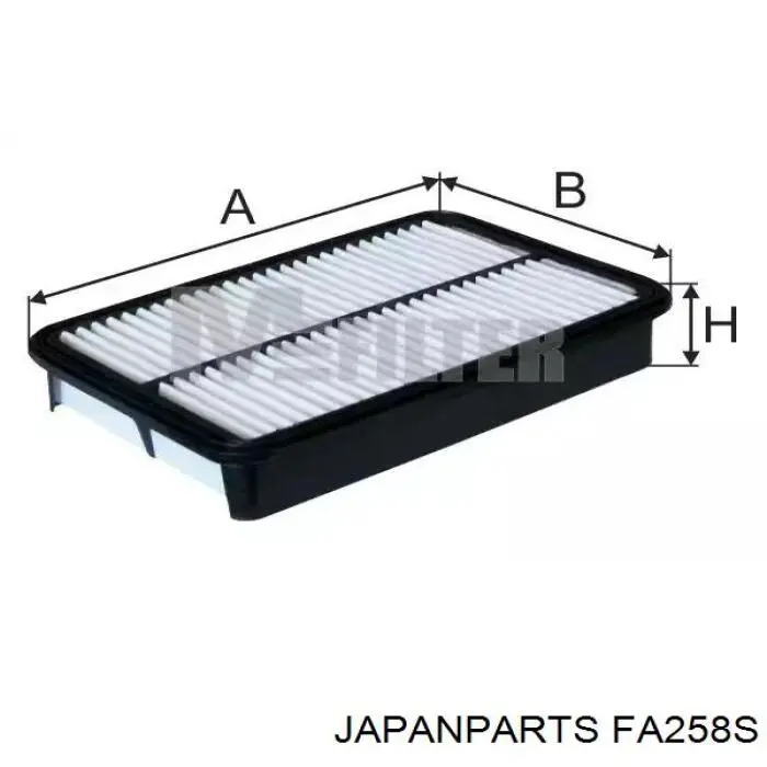 Купити FA258S Japan Parts Автомобільний фільтр повітря