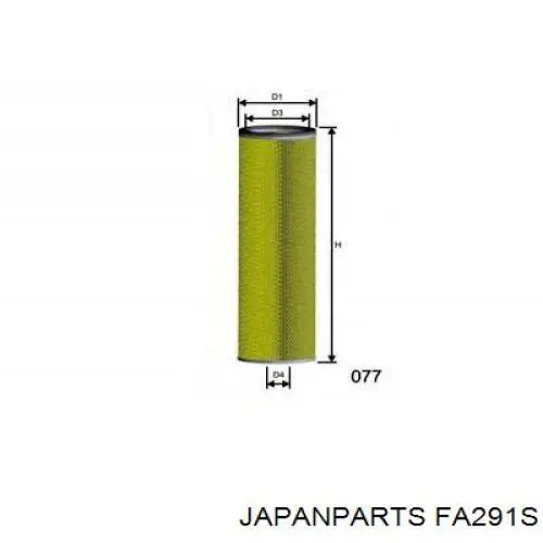 Купити FA291S Japan Parts Автомобільний фільтр повітря