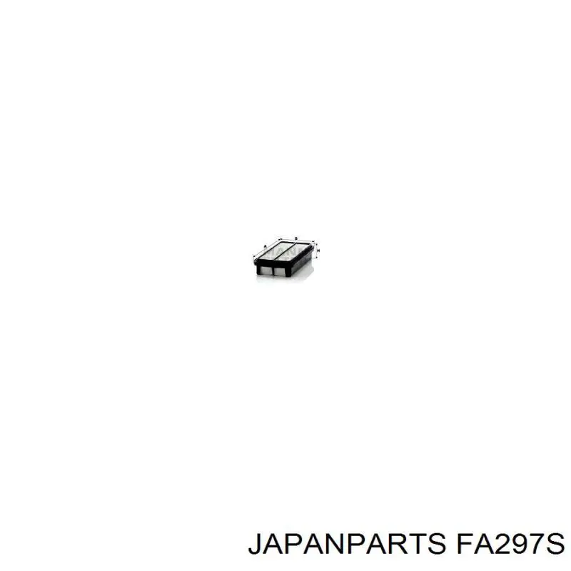 FA297S Japan Parts фільтр повітряний