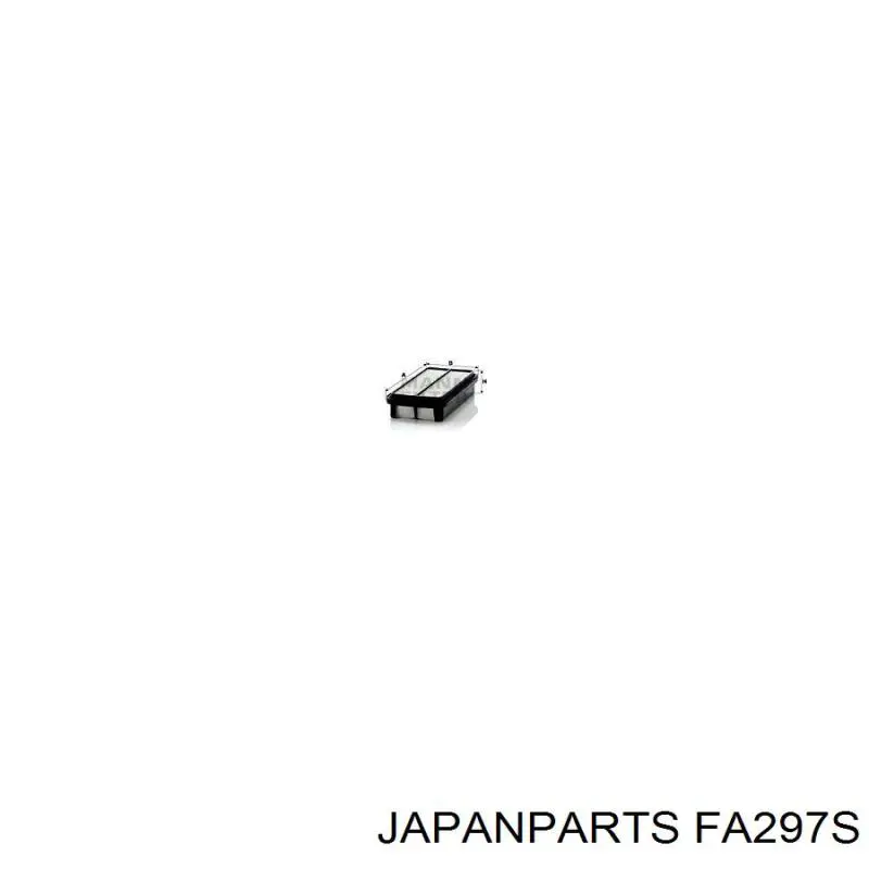 Фільтр повітряний FA297S Japan Parts