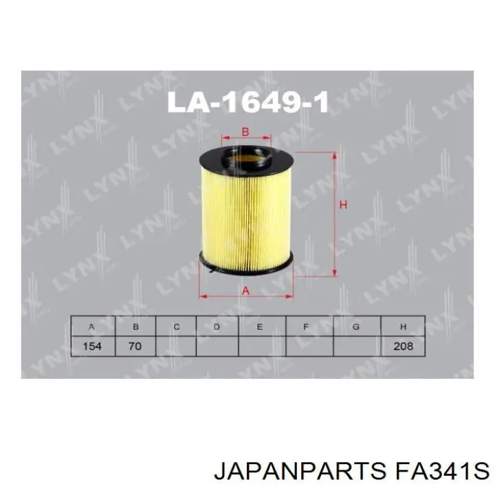 Елемент повітряного фільтра Japan Parts FA341S ціна, від 11.88 USD