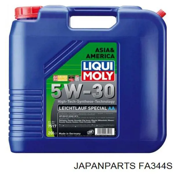 Елемент повітряного фільтра Japan Parts FA344S ціна, від 6.82 USD