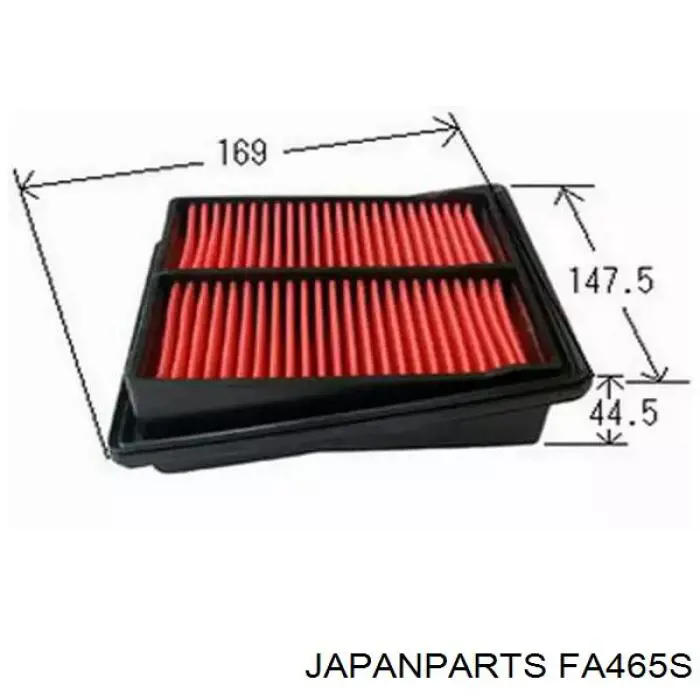 Купити FA465S Japan Parts Автомобільний фільтр повітря