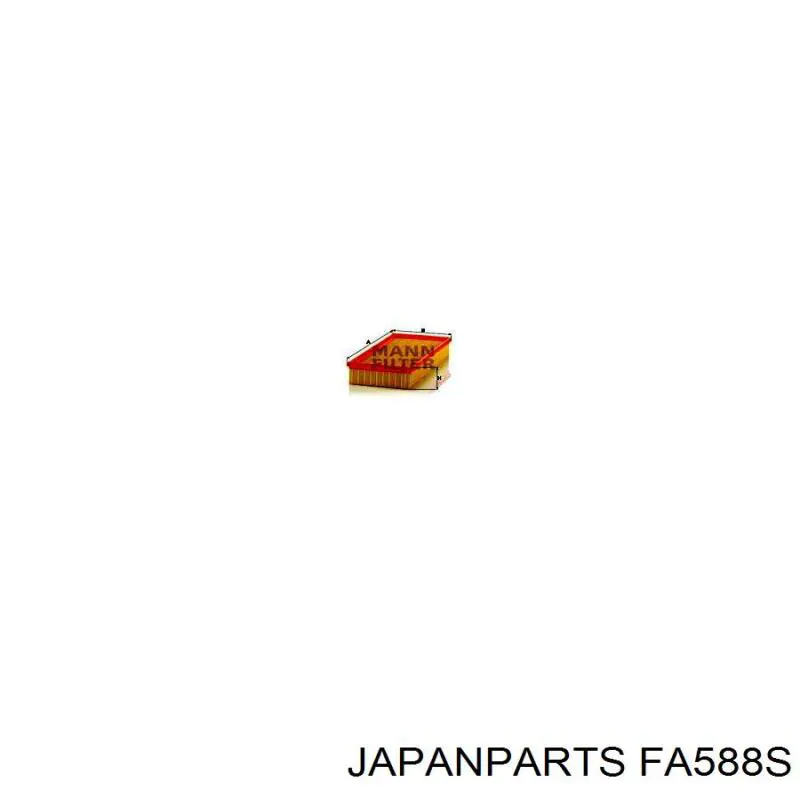 Елемент повітряного фільтра Japan Parts FA588S ціна, від 6.36 USD