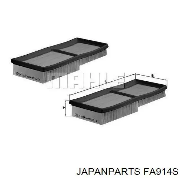 Елемент повітряного фільтра Japan Parts FA914S ціна, від 9.34 USD