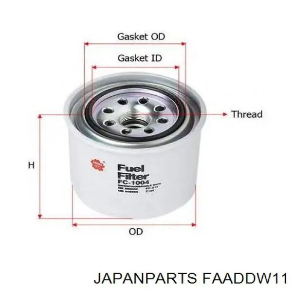 Фільтр повітряний обігрівача Japan Parts FAADDW11 ціна, від 6.14 USD