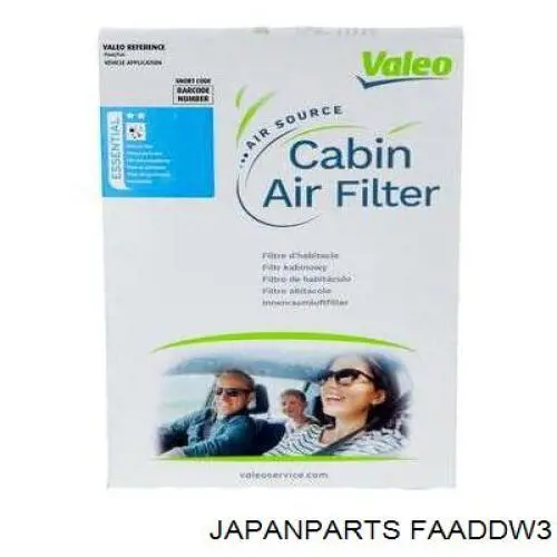 Фільтр салону FAADDW3 Japan Parts