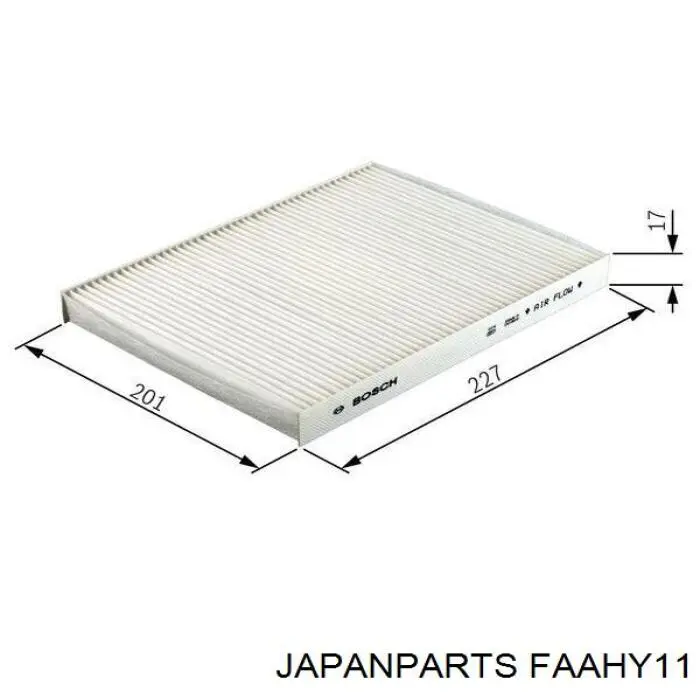 Фільтр повітряний обігрівача Japan Parts FAAHY11 ціна, від 3.65 USD