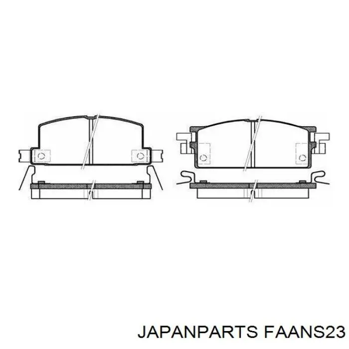 Повітряний фільтр салону Japan Parts FAANS23