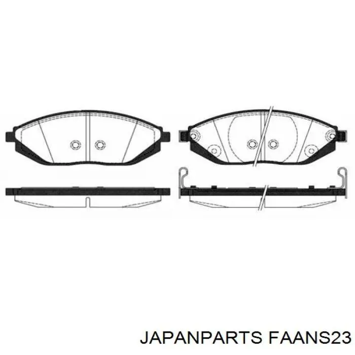 Фільтр салону FAANS23 Japan Parts