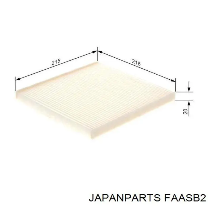 Купити FAASB2 Japan Parts Фільтр салону вугільний
