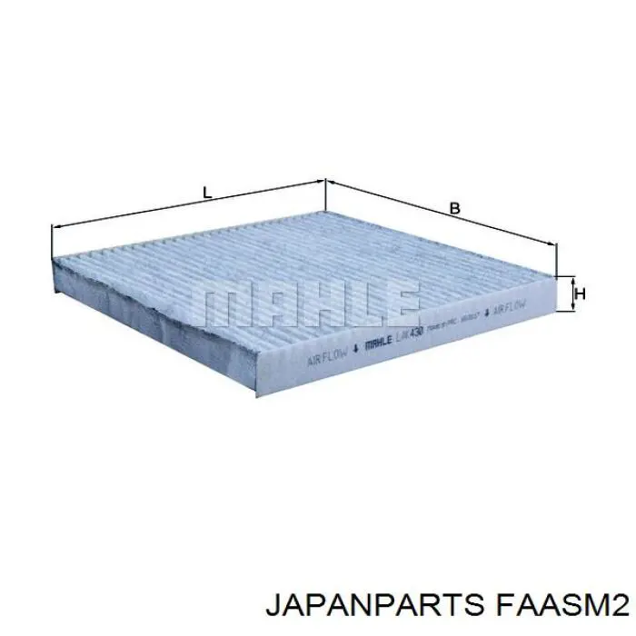 Фільтр повітряний обігрівача Japan Parts FAASM2 ціна, від 4.96 USD