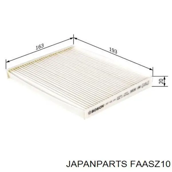 Купити FAASZ10 Japan Parts Фільтр салону вугільний