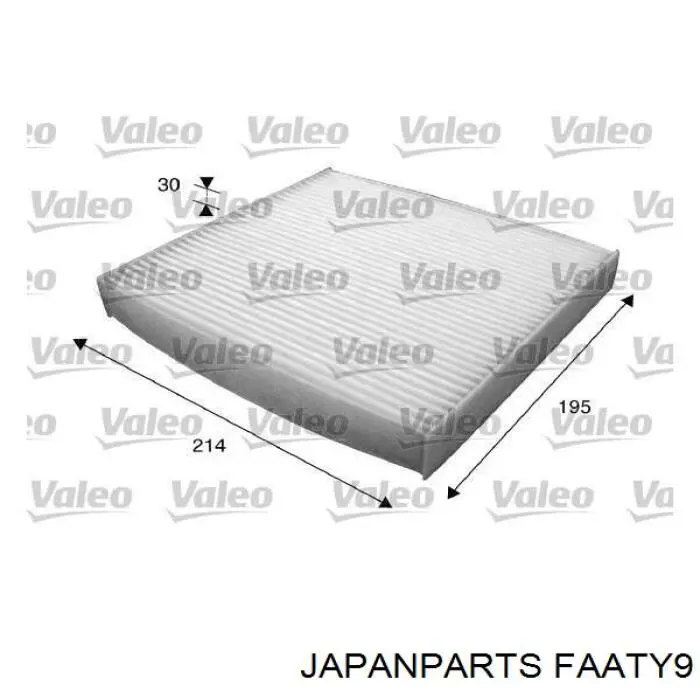Купити FAATY9 Japan Parts Фільтр салону вугільний