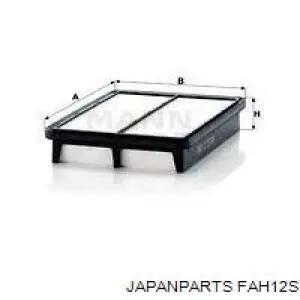 Елемент повітряного фільтра Japan Parts FAH12S ціна, від 5.41 USD