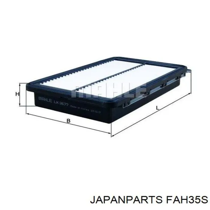 Купити FAH35S Japan Parts Автомобільний фільтр повітря