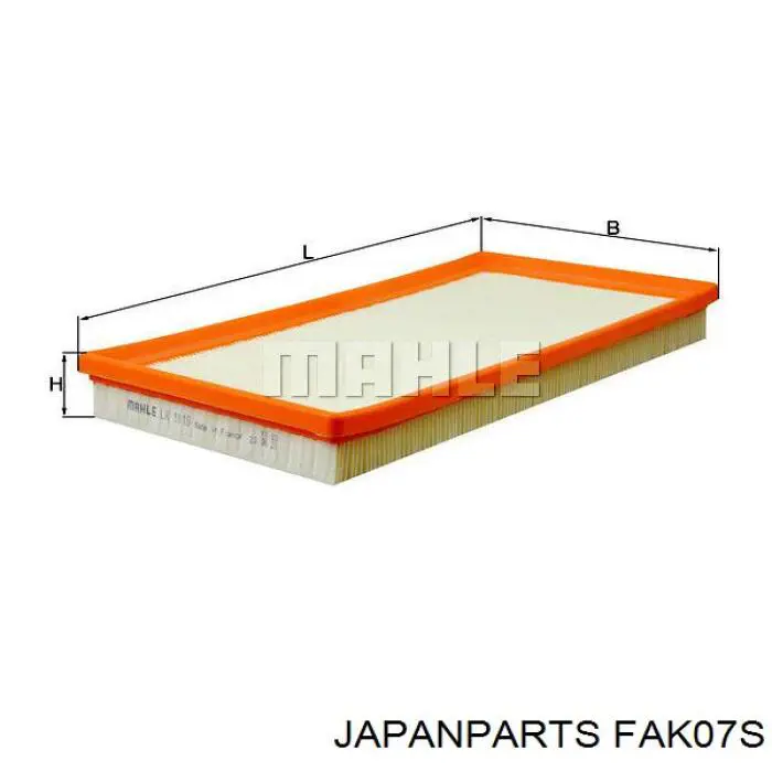 FAK07S Japan Parts фільтр повітряний