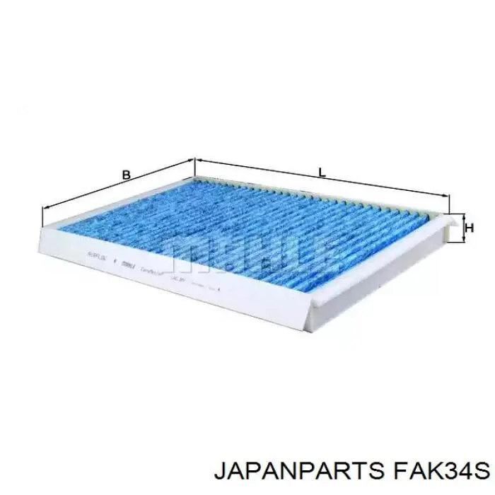 Елемент повітряного фільтра Japan Parts FAK34S ціна, від 5.88 USD