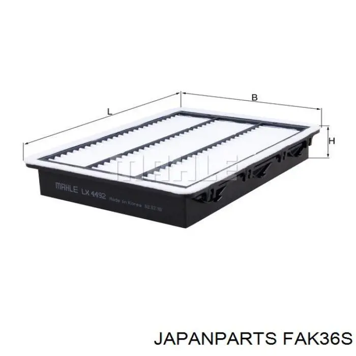 Купити FAK36S Japan Parts Автомобільний фільтр повітря