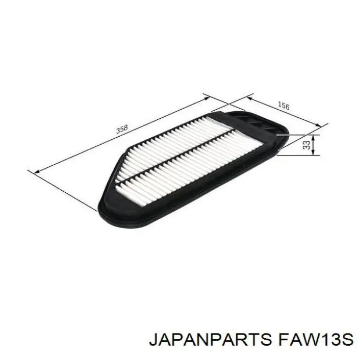 Купити FAW13S Japan Parts Автомобільний фільтр повітря