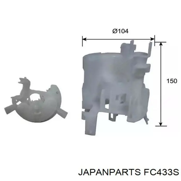 Купити FC433S Japan Parts Фільтр-відстійник палива грубої очистки