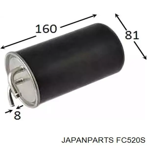 Фільтр тонкого очищення палива Japan Parts FC520S ціна, від 4.66 USD