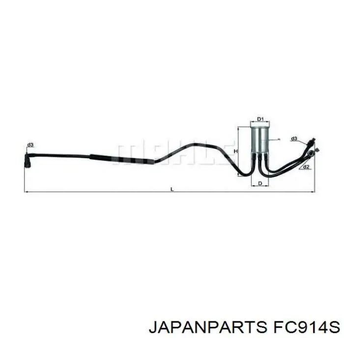 FC914S Japan Parts фільтр паливний