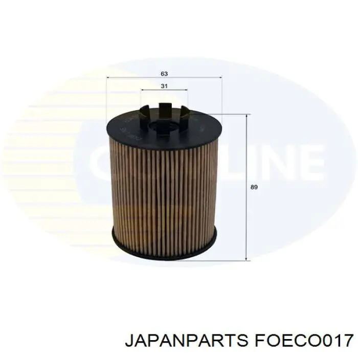 Масляний фільтр двигуна Japan Parts FOECO017 ціна, від 2.69 USD