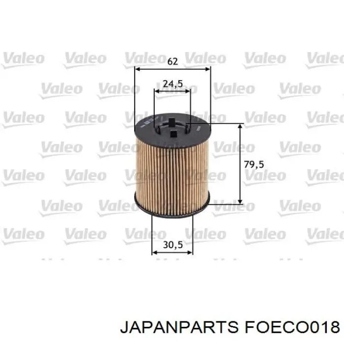 FOECO018 Japan Parts фільтр масляний