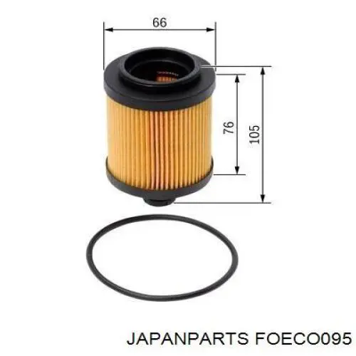 Масляний фільтр FOECO095 Japan Parts