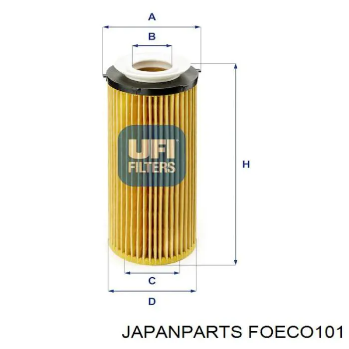 FOECO101 Japan Parts фільтр масляний