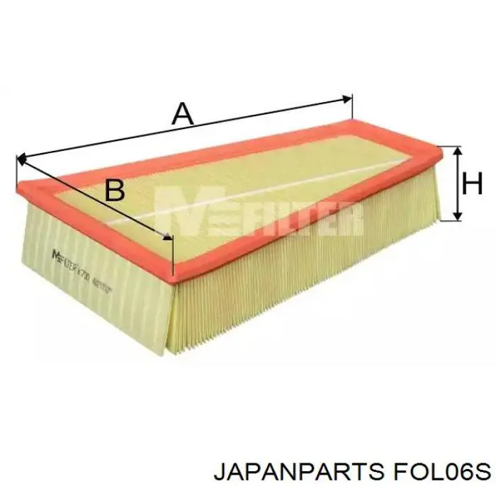 Фільтр масляний Japan Parts FOL06S