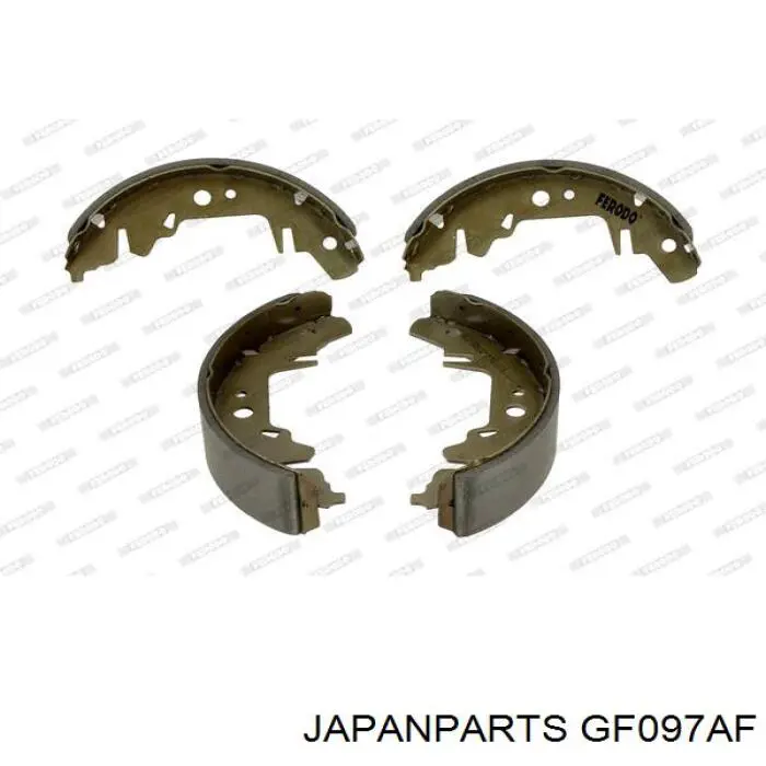 GF097AF Japan Parts колодки гальмові задні, барабанні