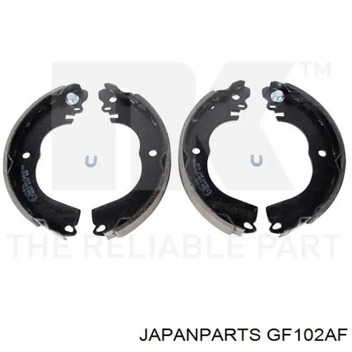 GF102AF Japan Parts колодки гальмові задні, барабанні