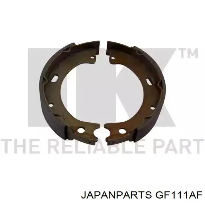 Колодки ручника / стоянкового гальма Japan Parts GF111AF ціна, від 16.52 USD