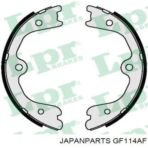 Купити GF114AF Japan Parts Гальмівні колодки гальма стоянки