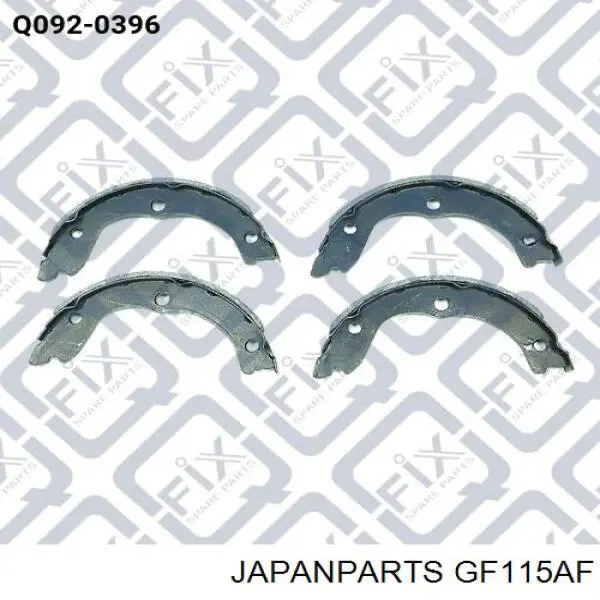GF115AF Japan Parts Гальмівні колодки ручника