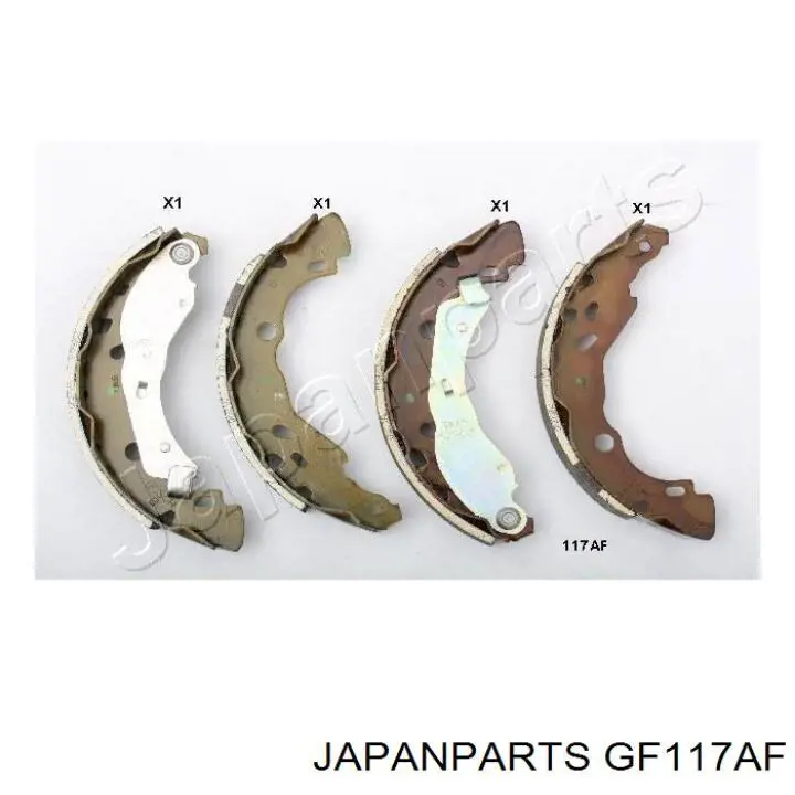 Купити GF117AF Japan Parts Колодки гальмові задні, барабанні