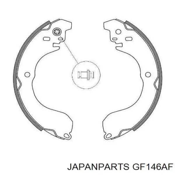 Колодки гальмові задні, барабанні Japan Parts GF146AF ціна, від 24.57 USD