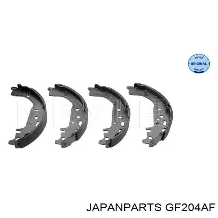 GF204AF Japan Parts колодки гальмові задні, барабанні