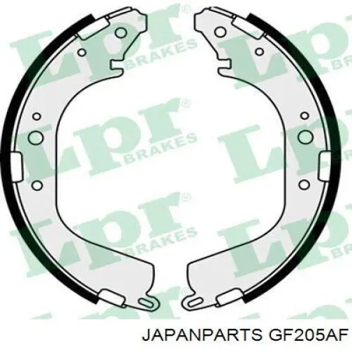 Купити GF205AF Japan Parts Колодки гальмові задні, барабанні