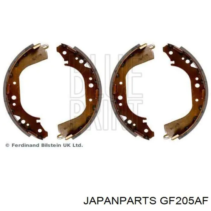 Колодки гальмові задні, барабанні GF205AF Japan Parts