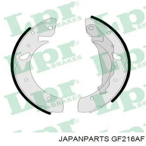 GF216AF Japan Parts колодки гальмові задні, барабанні