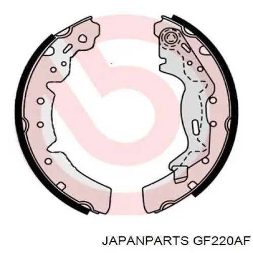 Купити GF220AF Japan Parts Колодки гальмові задні, барабанні