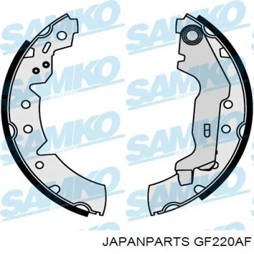 Колодки гальмові задні, барабанні Japan Parts GF220AF ціна, від 19.26 USD